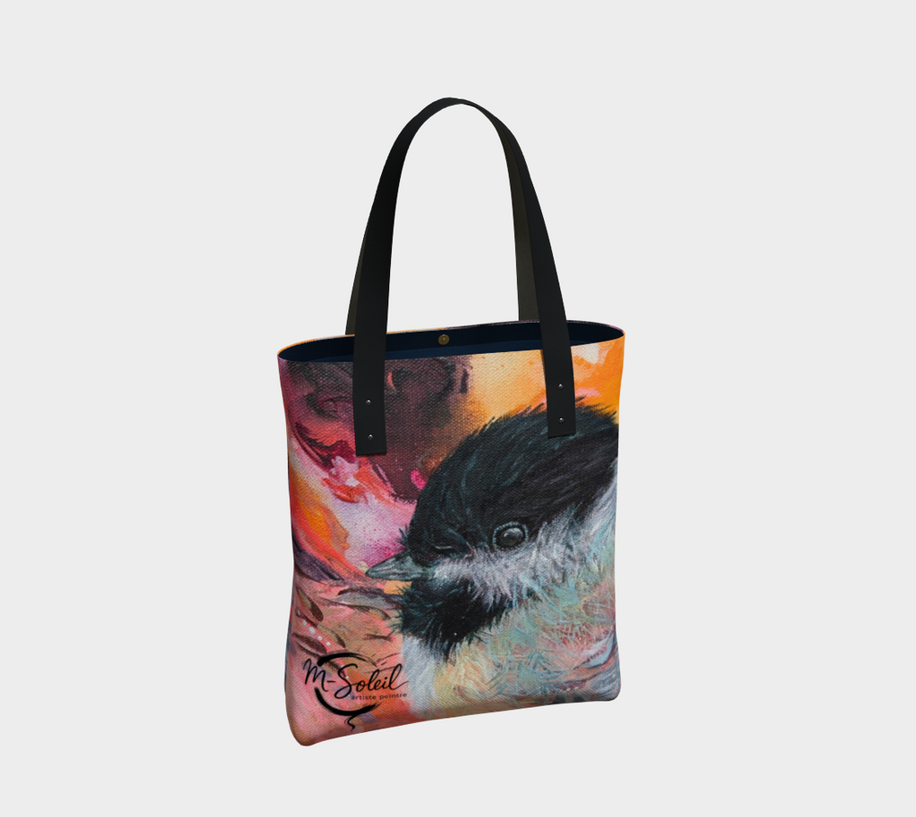 Tote bag "Messagère du coeur"
